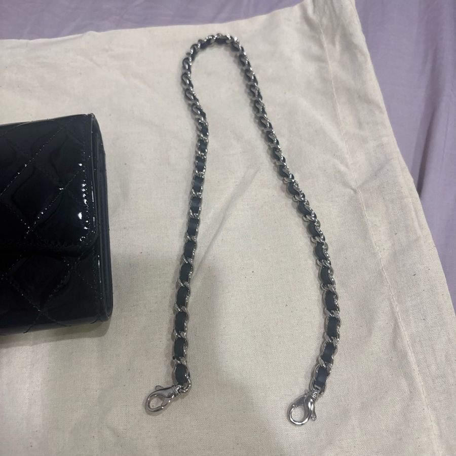 香奈兒漆皮晚宴手提包/手拿包/肩包-23