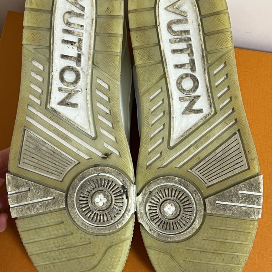 Louis Vuitton LV Trainer 經典 白水泥 缺貨難買 白色 球鞋 鞋子-11