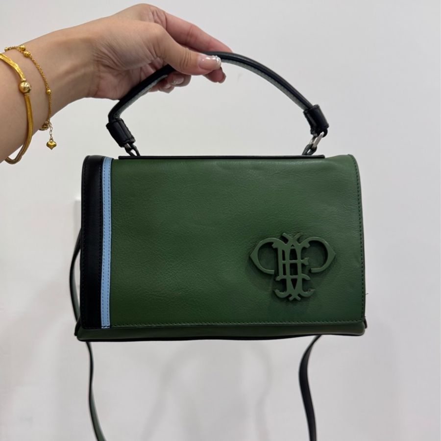 Emilio Pucci 標誌 標記 綠 手提包 肩背包 斜背包 側背包-22