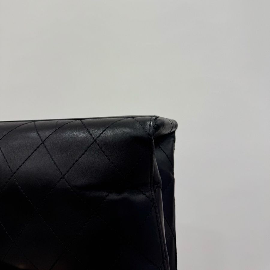 CHANEL 香奈兒 VINTAGE kelly 黑金 肩背包 手提包 側背包-25