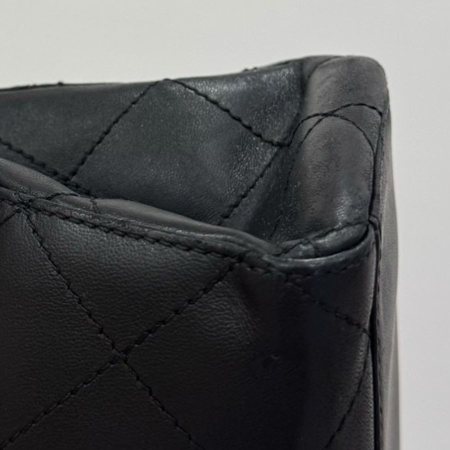 CHANEL 香奈兒 VINTAGE kelly 黑金 肩背包 手提包 側背包-41