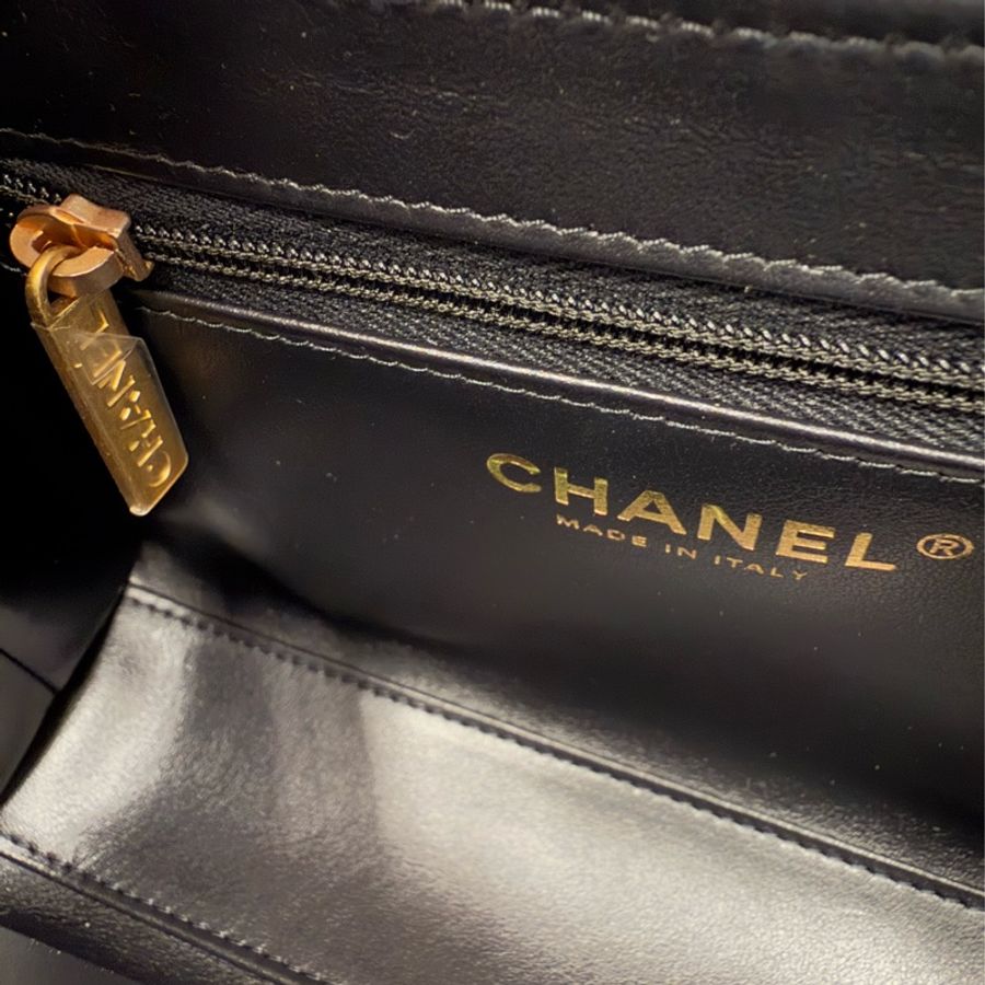 Chanel 25C Mini Kelly迷你凱莉包黑金-18