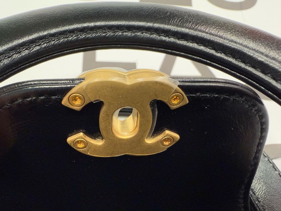 Chanel 25C Mini Kelly迷你凱莉包黑金-23
