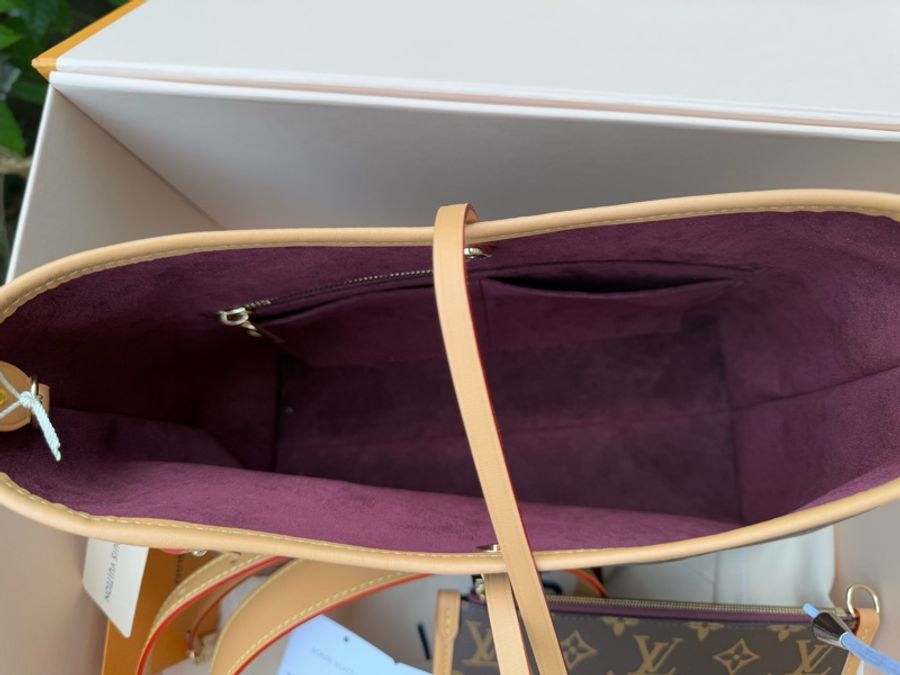 全新LV老花Carry All PM側背包肩背包M46203-5