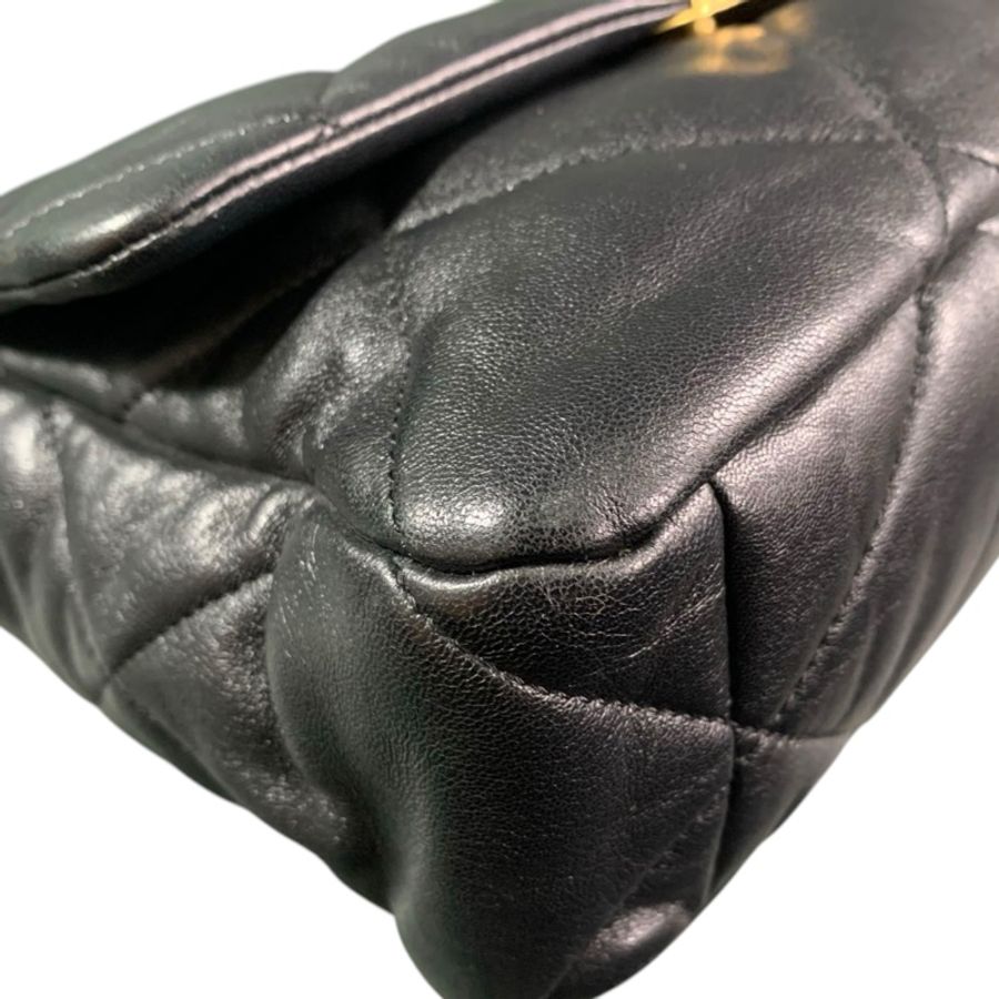 Chanel 19 Bag 黑色羊皮中號-5
