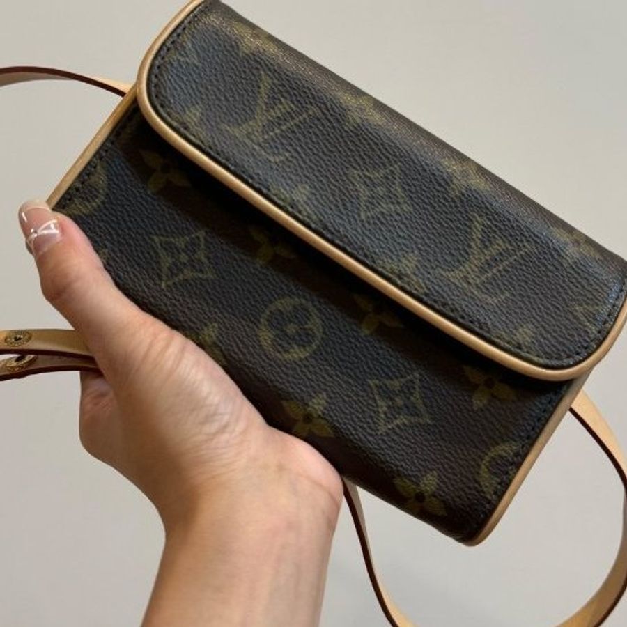 LV 路易威登 vintage 信封包 腰包 胸口包 斜背包 胸包 肩背包-19