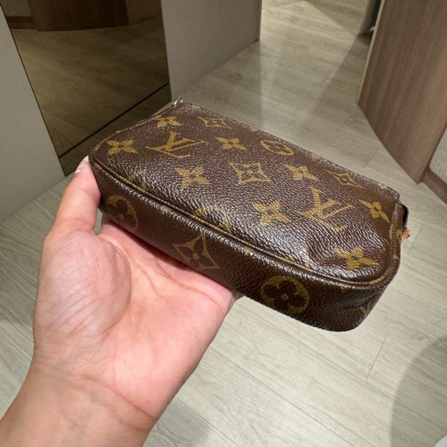 LV 路易威登 老花 小麻將包 小廢包 腋下包 手提包 肩背包 斜背包-12