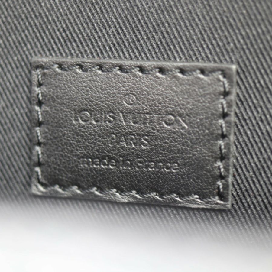 LOUIS VUITTON 路易威登 Vertical Trunk 穿戴式皮夾 Monogram Eclipse 單肩包 M82077 皮革 黑色-8