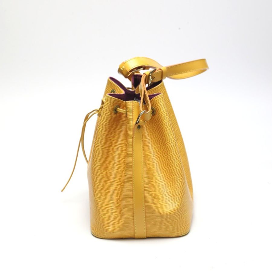 路易威登 LOUIS VUITTON 單肩包 Epi Petit Noe 皮革 M44109 Tassili 黃色 LV-3