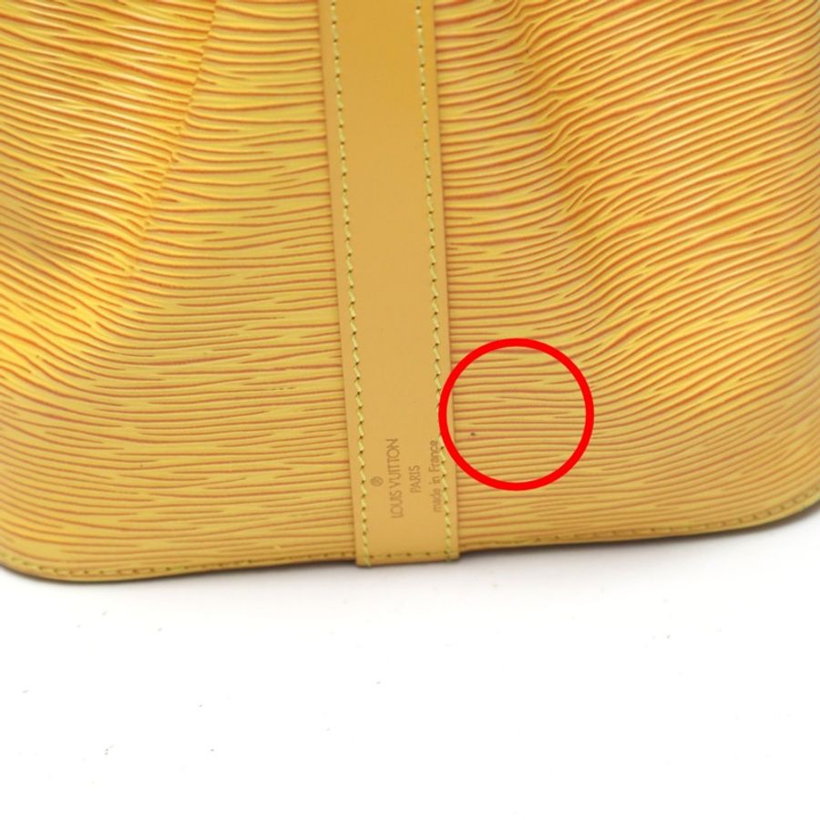 路易威登 LOUIS VUITTON 單肩包 Epi Petit Noe 皮革 M44109 Tassili 黃色 LV-11