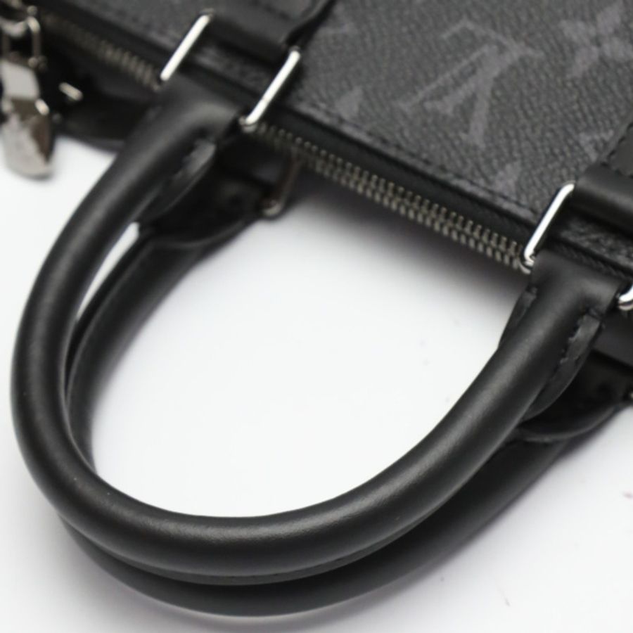 路易威登 LOUIS VUITTON 手提包單肩 Monogram Eclipse Sac Plat Cross 帆布 M46456 黑色 LV-11