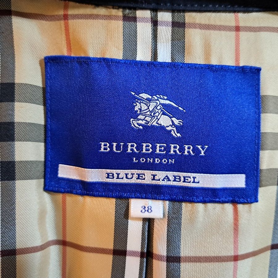 女38號/日本二手精品/Burberry Blue Label 女神風衣-23