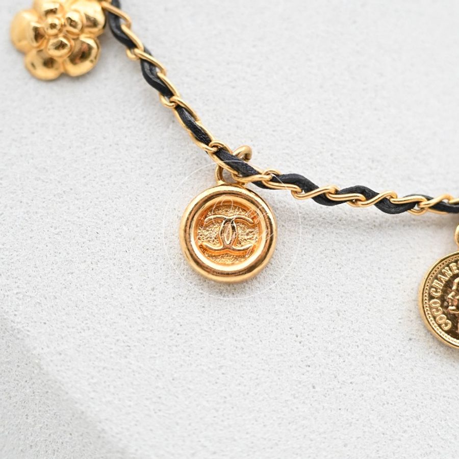 [Pre-owned] Chanel Vintage Medallions Gold Necklace-4