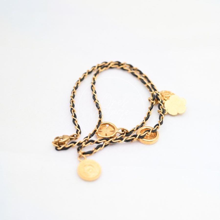 [Pre-owned] Chanel Vintage Medallions Gold Necklace-6
