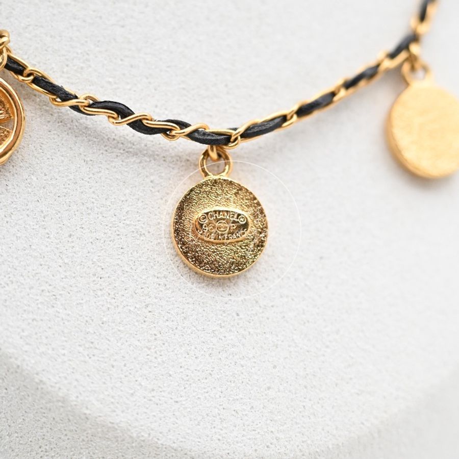 [Pre-owned] Chanel Vintage Medallions Gold Necklace-7