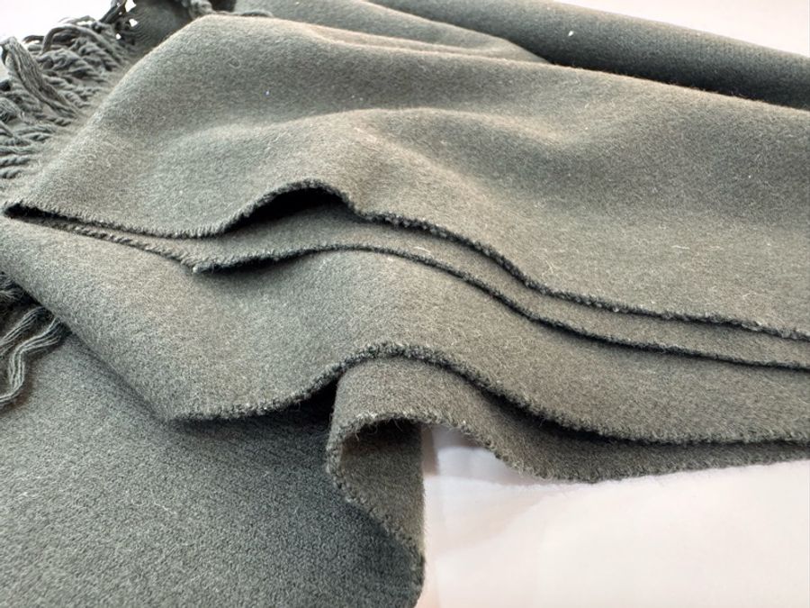 BURBERRY 純羊毛 經典圍巾 vintage 流蘇頸巾 披肩-5