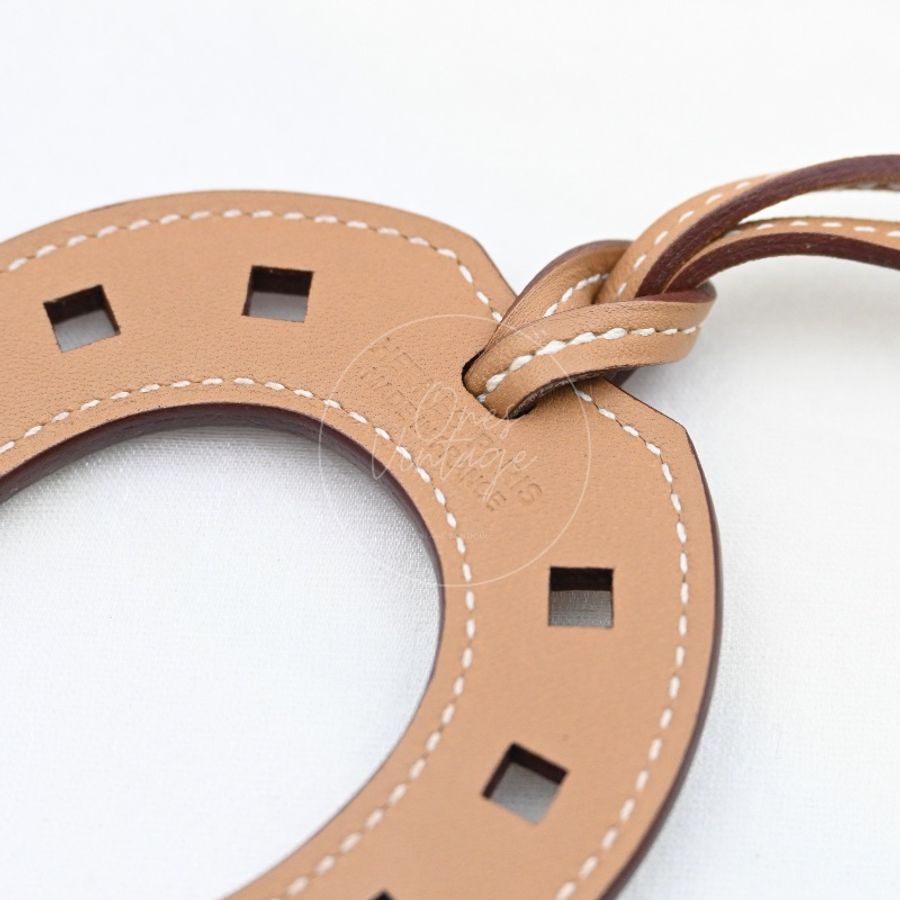 [Brand new] Hermes Leather Horseshoe Bag Charm-7