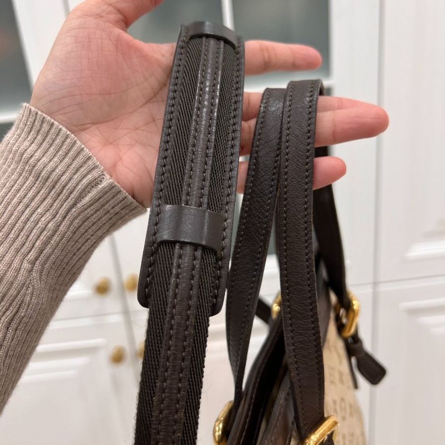 Louis Vuitton M92208 Mini Mnogram 牛仔 丹寧 琴譜包 斜背包 肩背包 手提包-16