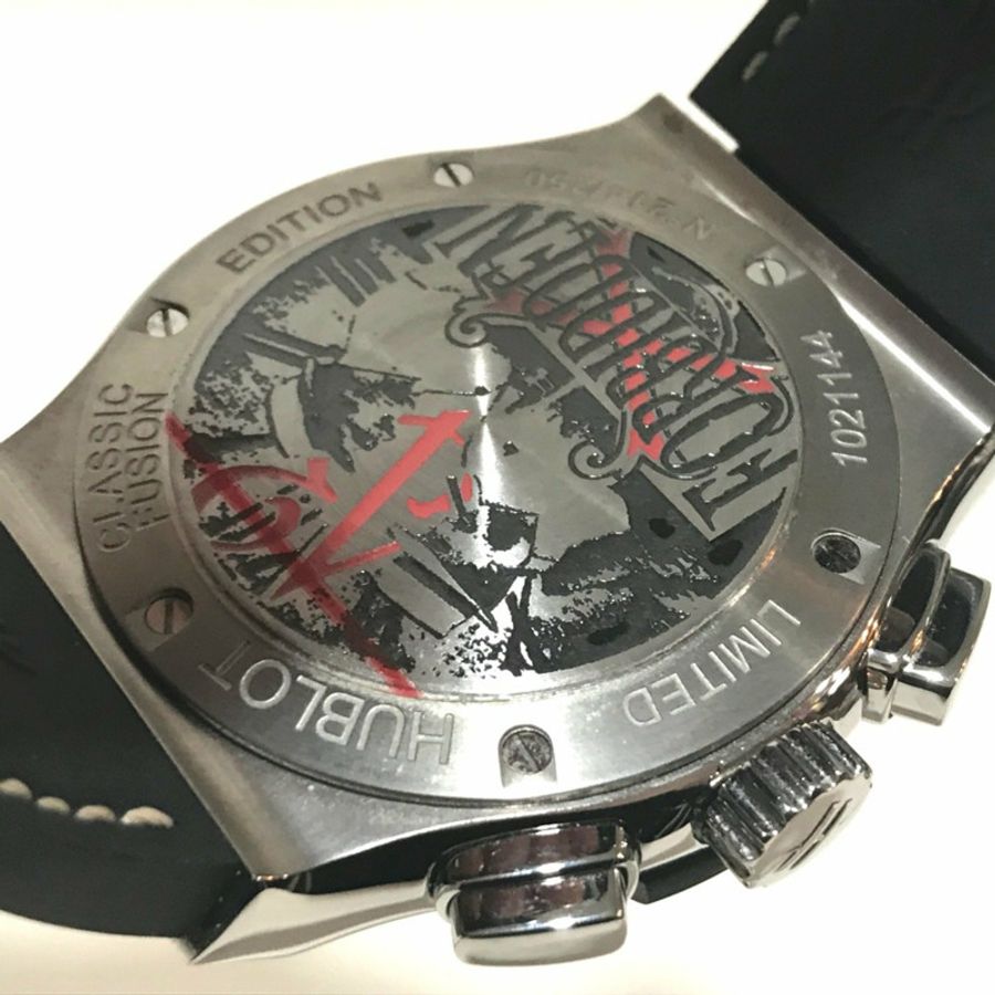 Hublot 521.NC.0589.VR.OPX14 Forbidden X 自動上鍊 帶雪茄盒腕錶 銀棕色皮帶-5