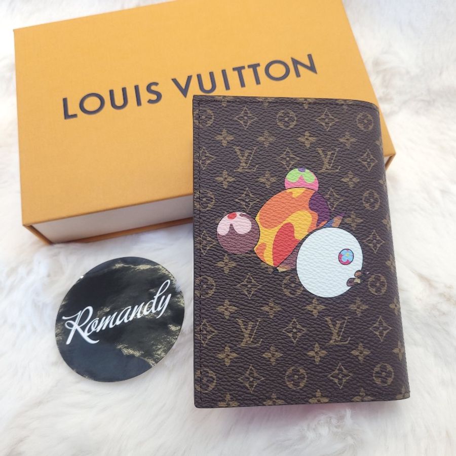 LV x TM 村上隆聯名 護照套 M14164-1