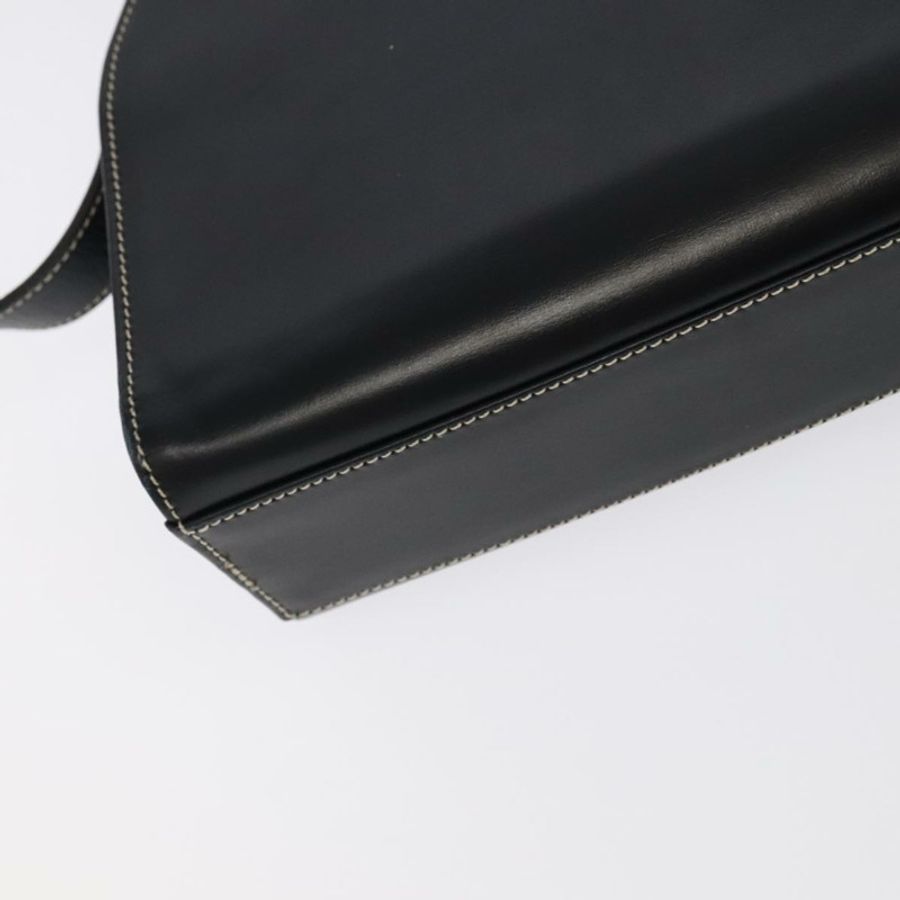 【日本直送】Christian Dior 黑色金色皮革肩背包,正品編號 102014-15