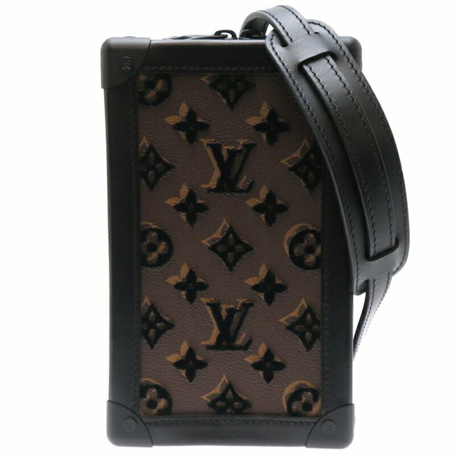 路易威登 Pet Odor Vertical Soft Trunk 女用單肩包 M45044 Monogram 棕色-0