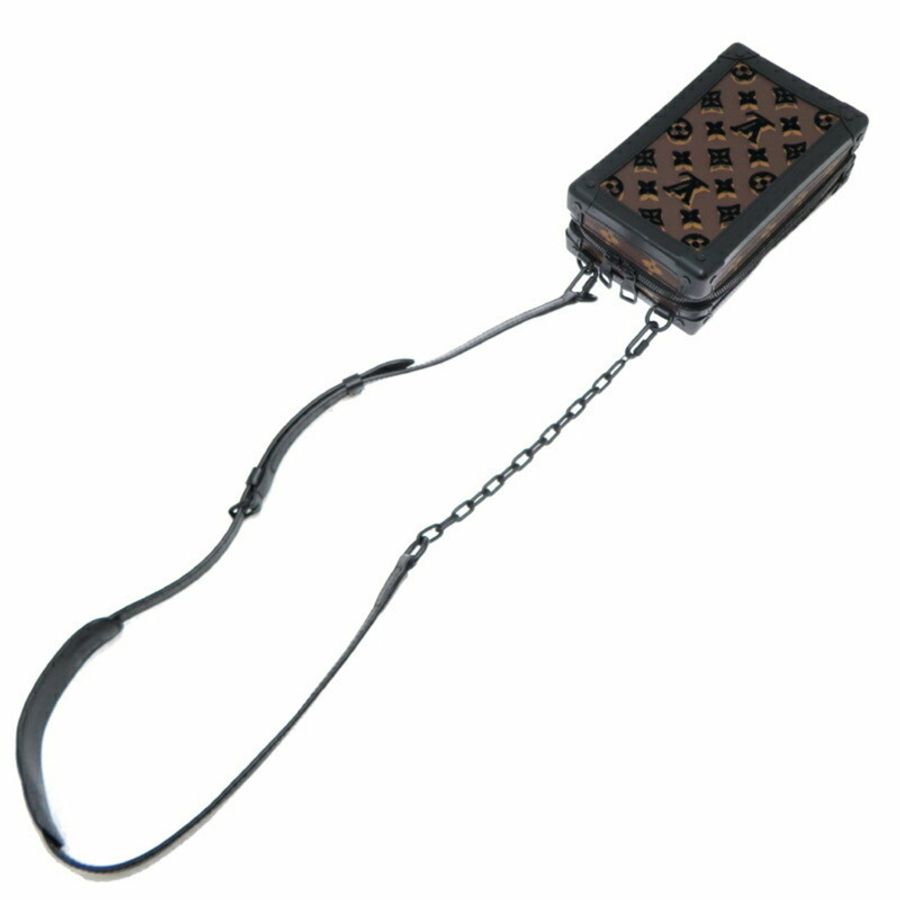路易威登 Pet Odor Vertical Soft Trunk 女用單肩包 M45044 Monogram 棕色-3