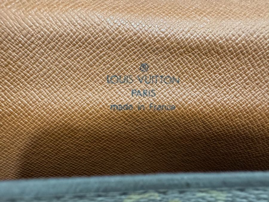 Louis Vuitton 紅皮經典老花vintage腰包-6