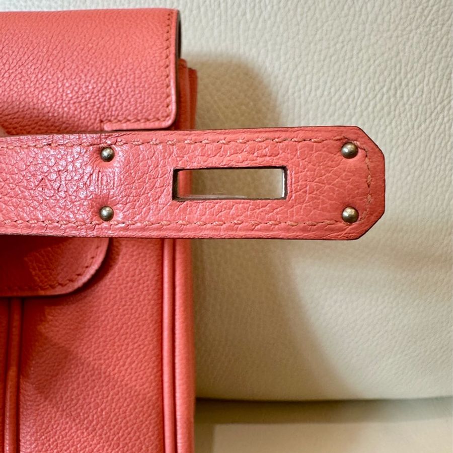 🧚🏻‍♀️（已售出）Hermès Berline 28 絕版美包 龍蝦粉（狀況非常好）-20