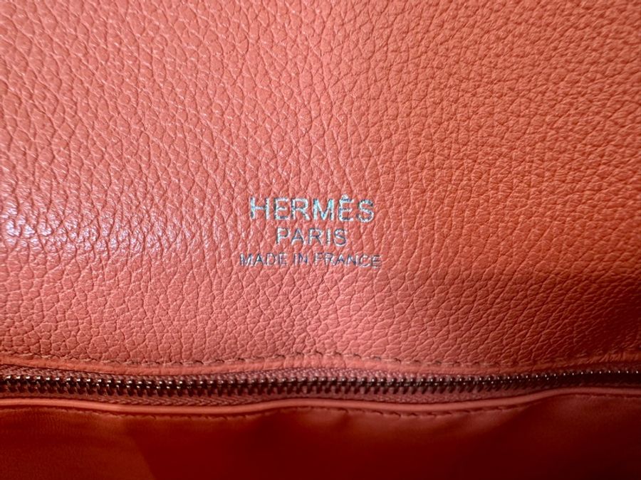🧚🏻‍♀️（已售出）Hermès Berline 28 絕版美包 龍蝦粉（狀況非常好）-21
