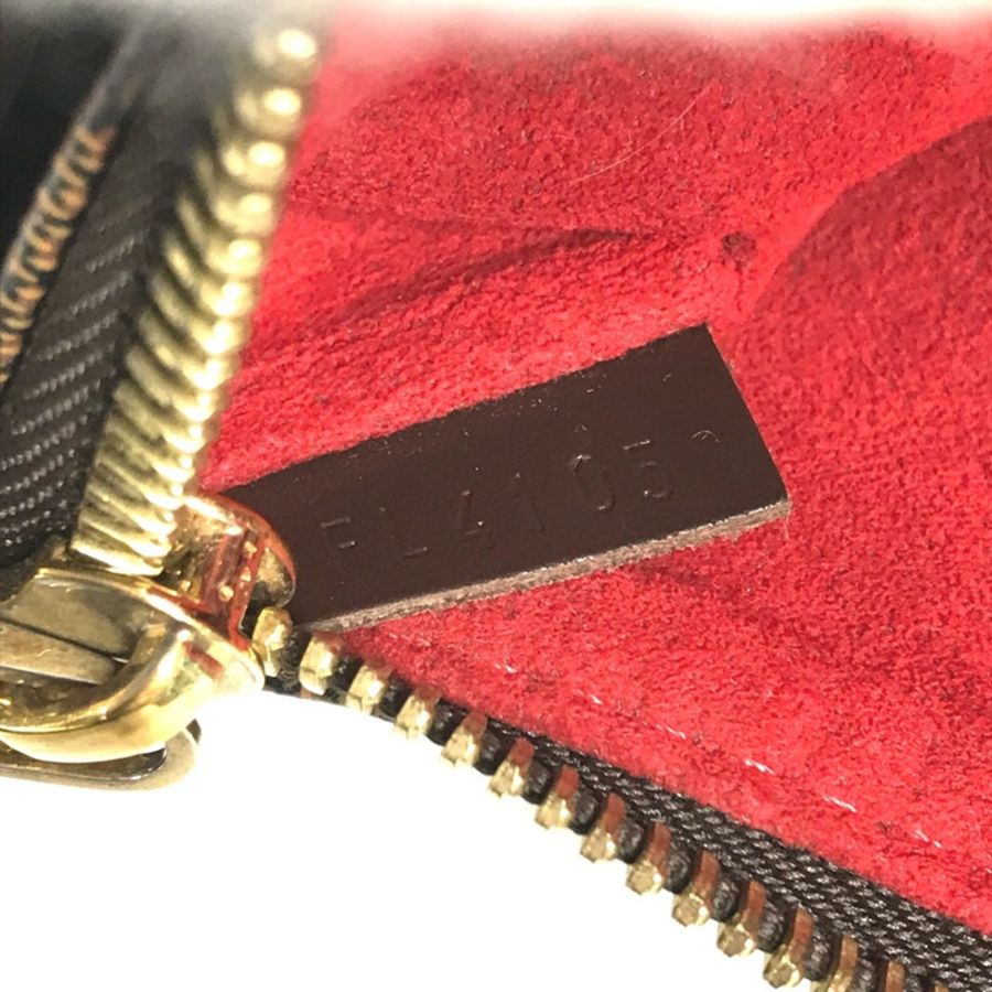 路易威登 N48259 Damier Twice Pochette 單肩包帆布女式 Ebene 棕色-11