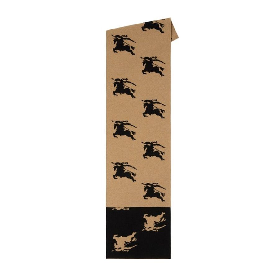 Burberry Ekd Printed Scarf for Women in Camel (8072080-Camel)-2