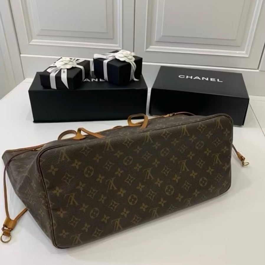 LV 路易威登 老花 nverfull NF 托特包 購物包 購物袋 媽媽包 手提包 肩背包 登機包 公事包 電腦包-6