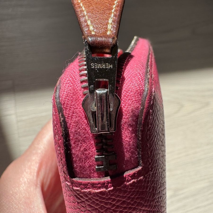 愛馬仕 Hermes 絲巾短夾 色號8w-6