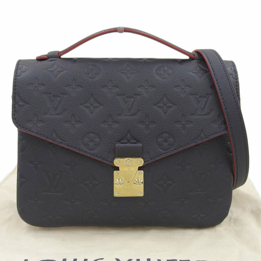 路易威登 LOUIS VUITTON Monogram Empreinte Pochette Metis MM M44071 包 手提包-0