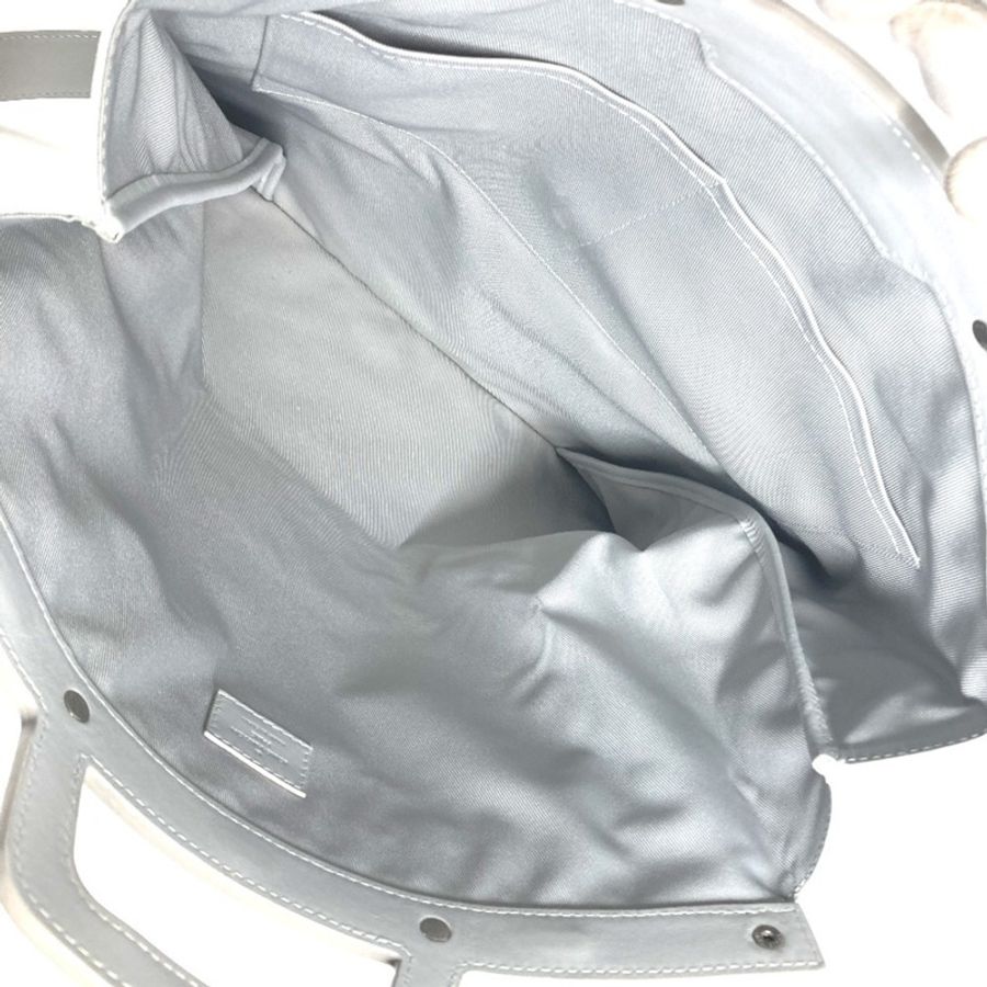 路易威登 M44627 Monogram 白色扁平垂直肩包托特包帆布男式-13
