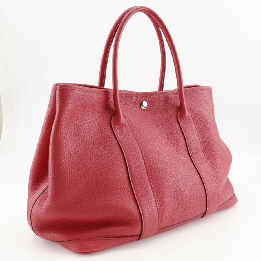 Hermes HERMES Garden 小號托特包 Negonda Bougainvillea 2012 粉紅色 □P 按扣派對女士-2