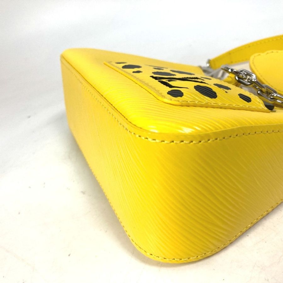 LOUIS VUITTON M21702 草間彌生 (Yayoi Kusama) 合作 LVxYK Malellini 單肩包 手提包 Epi 皮革 女士 黃黃色-4