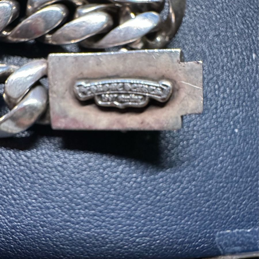 Chrome Hearts 銀鍊手鍊｜Floral ID Bracelet-5