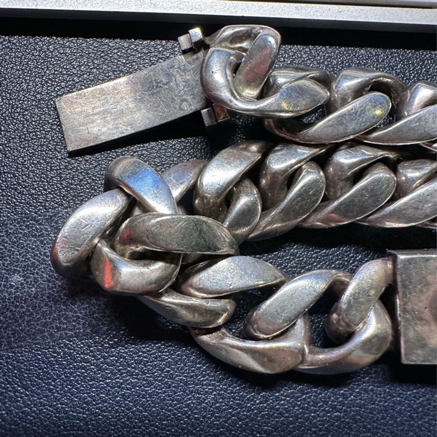 Chrome Hearts 銀鍊手鍊｜Floral ID Bracelet-8