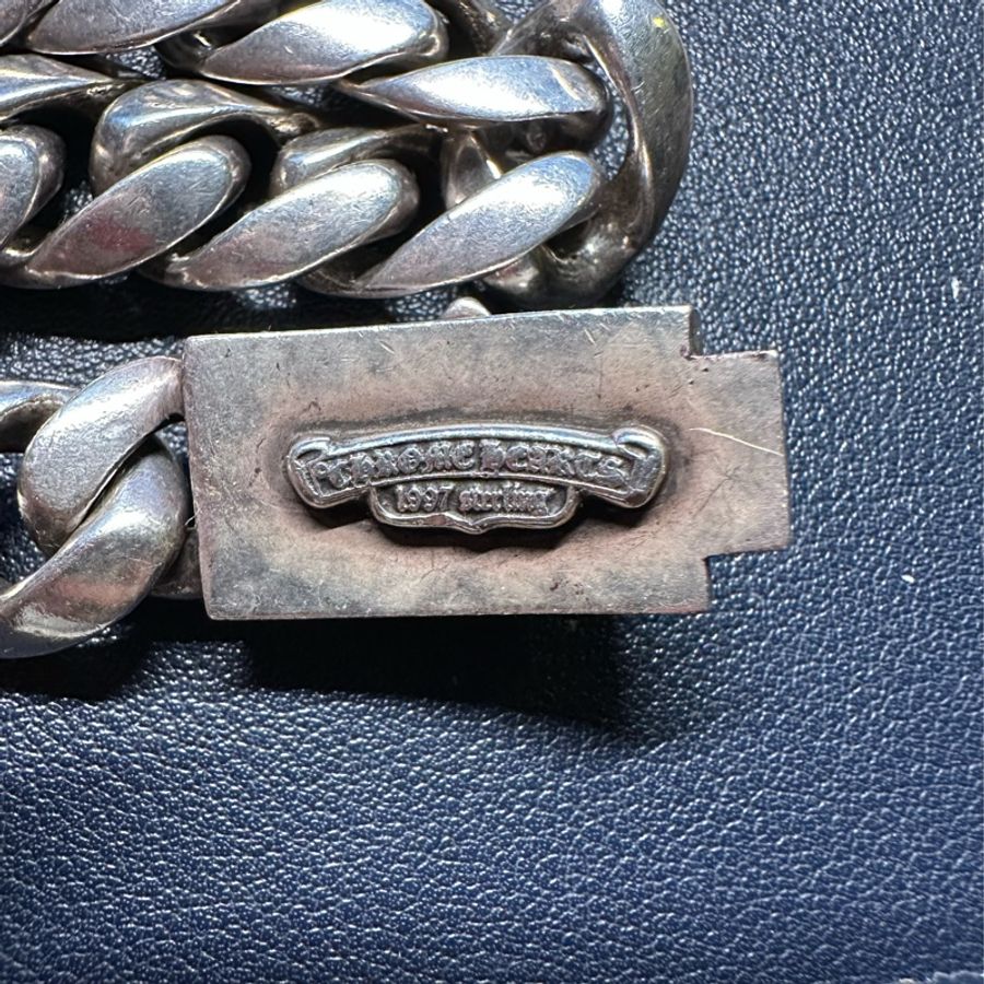 Chrome Hearts 銀鍊手鍊｜Floral ID Bracelet-9