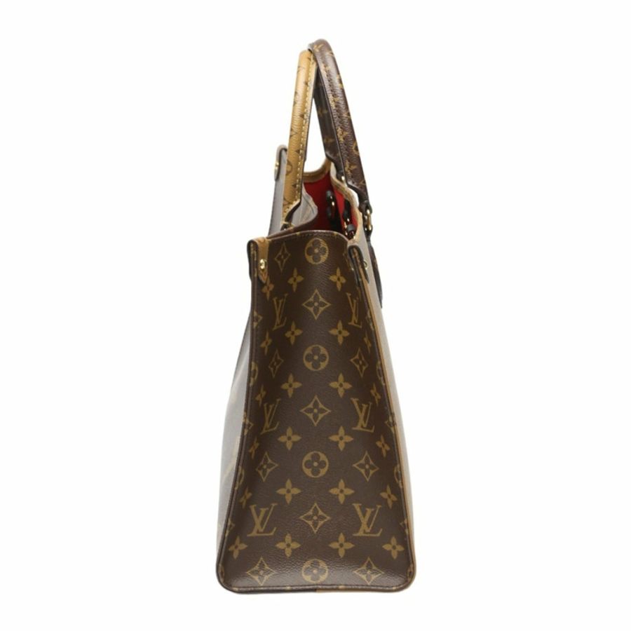 路易威登 LOUIS VUITTON 包 Monogram On the Go MM 帆布 M45321 棕色 LV-3