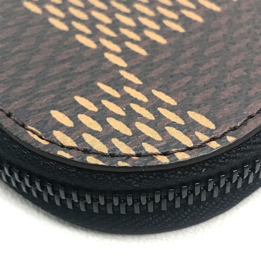 路易威登 N60390 Damier Giant Pochette Jour NIGO 合作手拿包帆布男士 Ebene 棕色-3