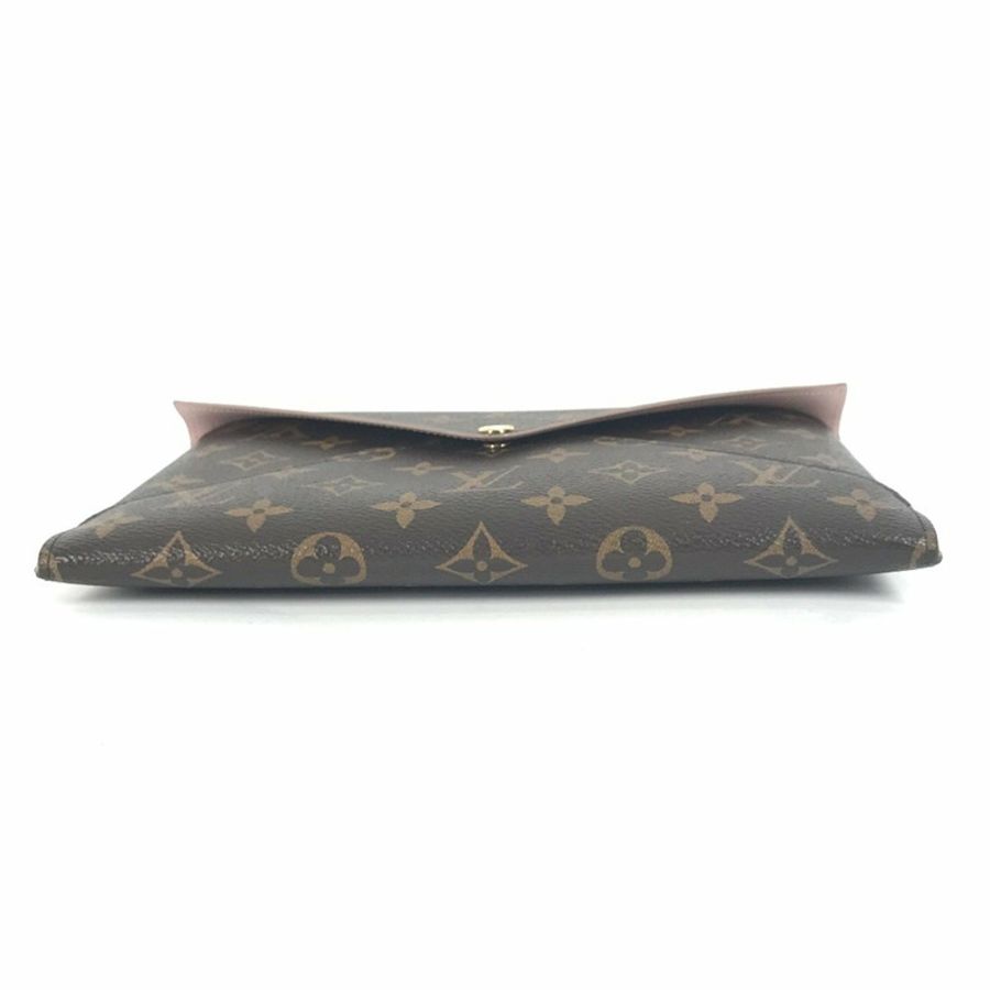 路易威登 M62034 Monogram Pochette Kirigami 大號和中號手拿包帆布女式棕色-4