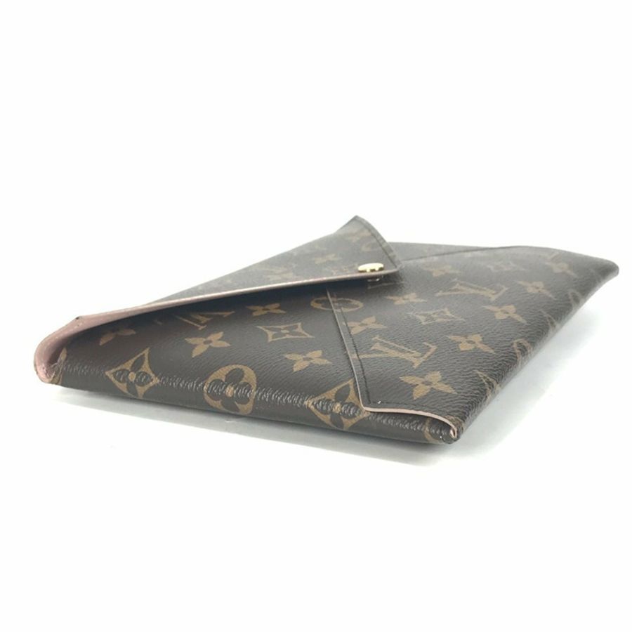 路易威登 M62034 Monogram Pochette Kirigami 大號和中號手拿包帆布女式棕色-9