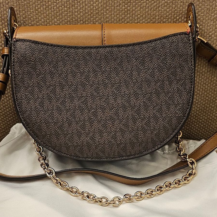 Michael kors 老花馬鞍包-6