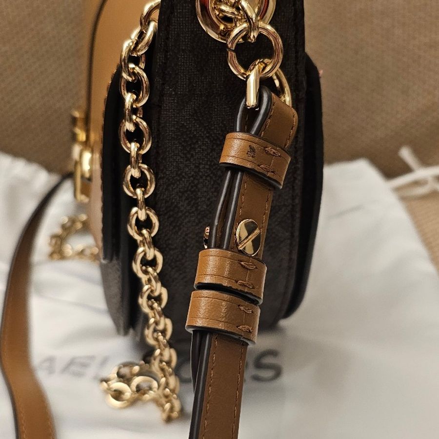 Michael kors 老花馬鞍包-13