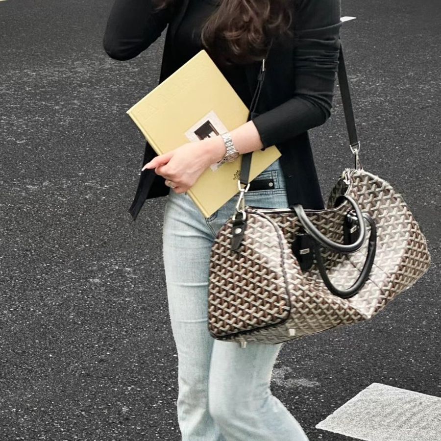 GOYARD Boston波士頓旅行袋 45 - 黑-11