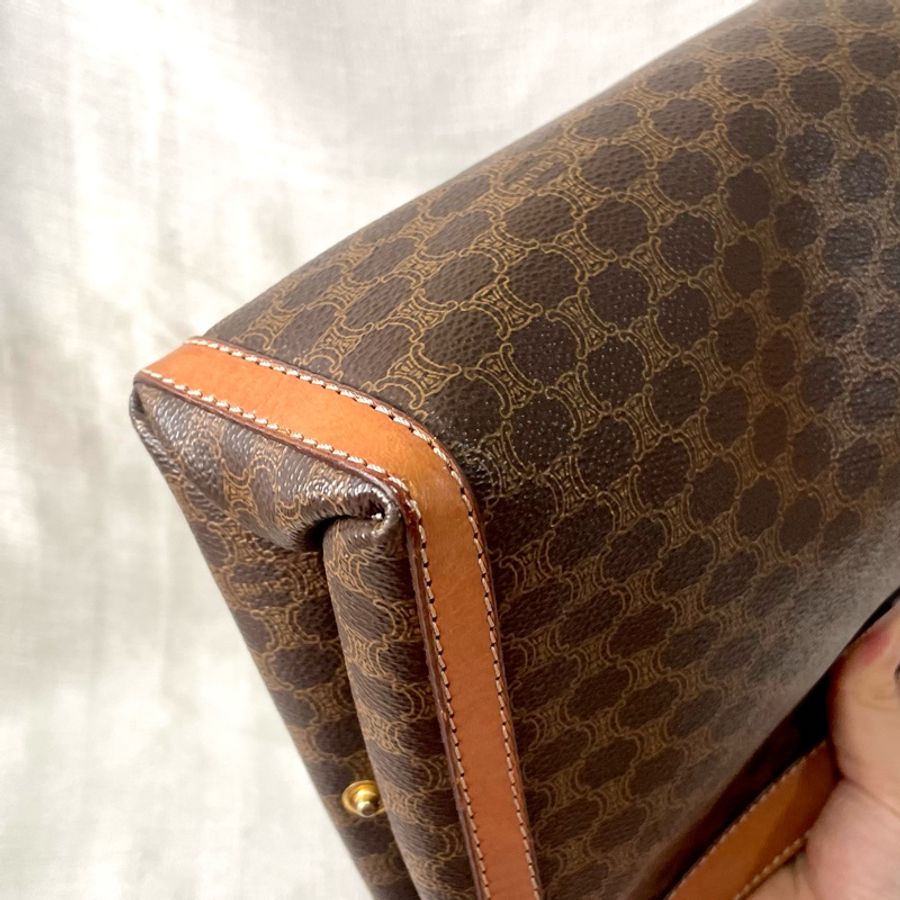 Celine 凱旋門老花信封拉鍊斜挎包 單肩包-13