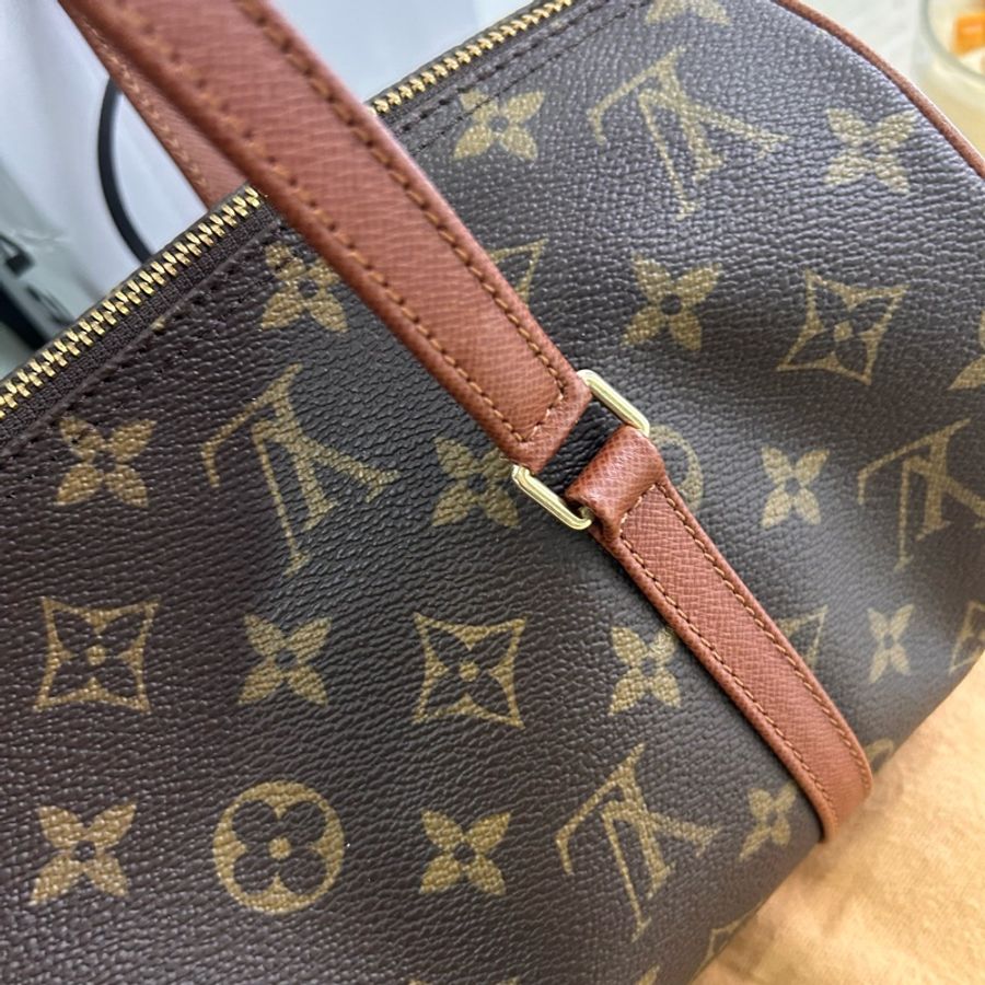 LV 老花圓筒包 巴比龍 單肩包-1